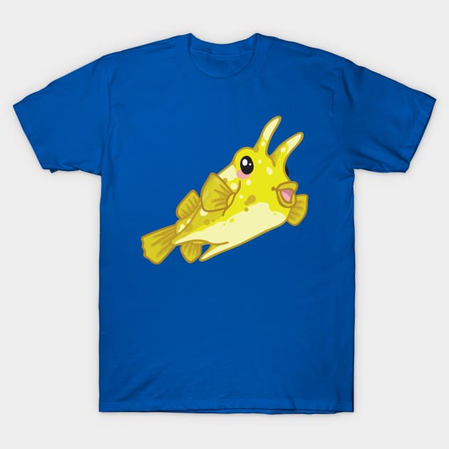 Longhorn Cowfish T-Shirt by bytesizetreasure